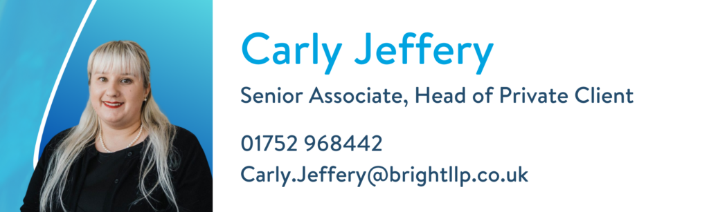 Carly Jeffery, Head of Private Client